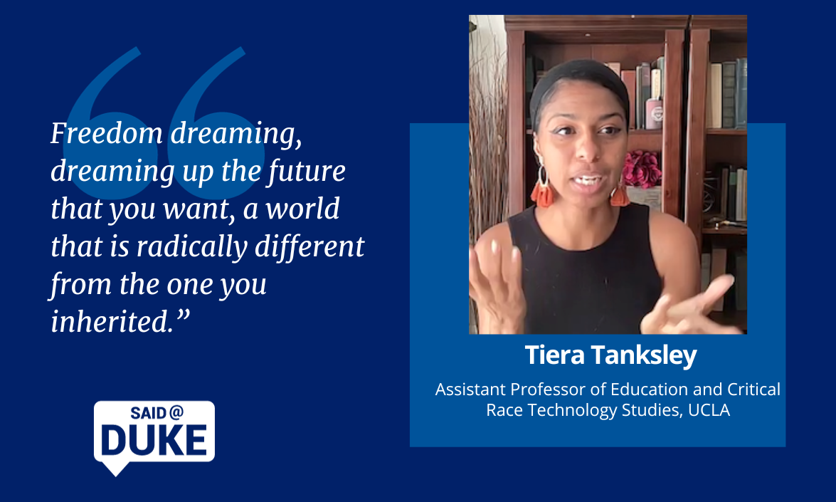 Said@Duke: Tiera Tanksley