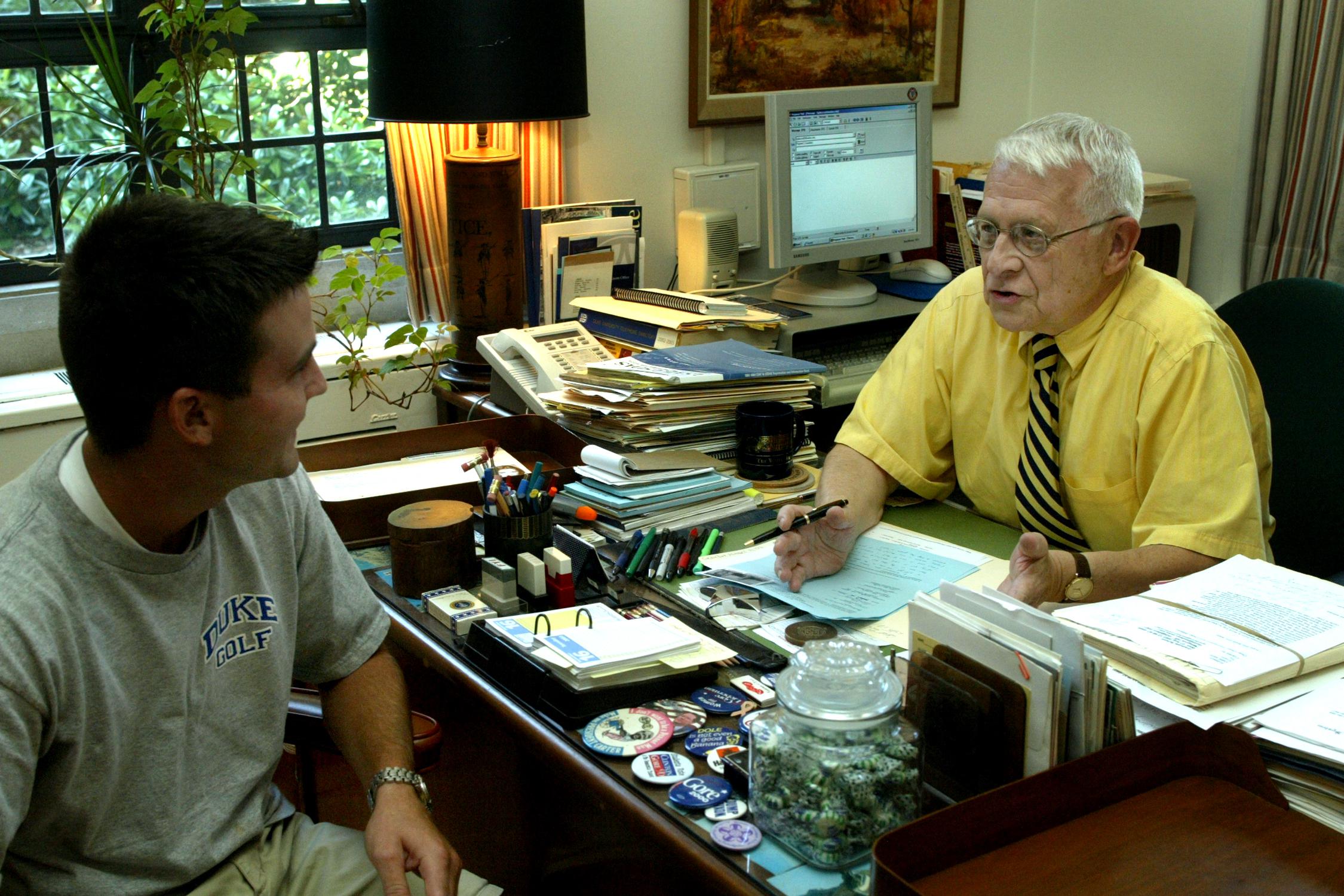 Gerald Wilson advised thousands of students over his many decades at Duke.