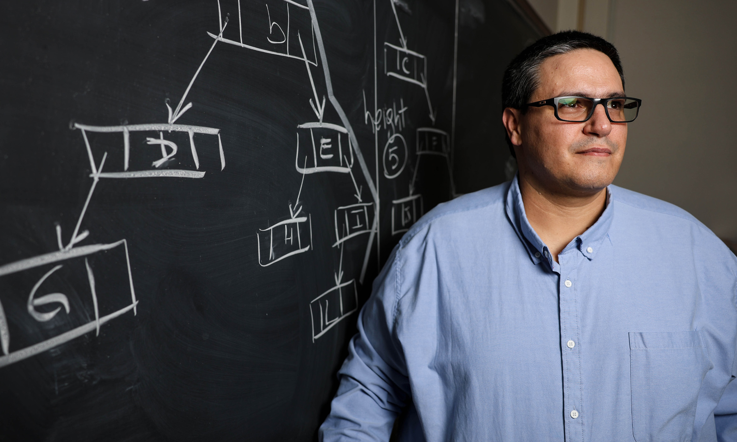 Originally from Uruguay, Javier Pastorino, an Assistant Professor of the Practice in Electrical and Computer Engineering, brings a global perspective to his work. Photo by Travis Stanley.