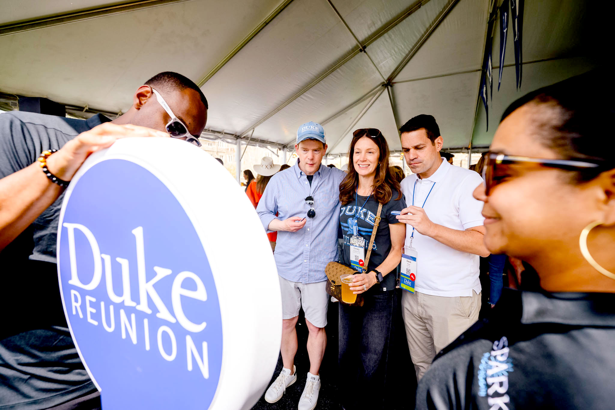 This weekend, Duke welcomed 4,701 alumni and friends for Duke Reunion Weekend, an event celebrating milestone years for undergraduate alumni. This year, classes ending in "0s" and "5s" were reconnected with each other and campus through a variety of class parties, open houses, tours of campus and Durham—and much more. Photo credit: Brian Mullins Photography