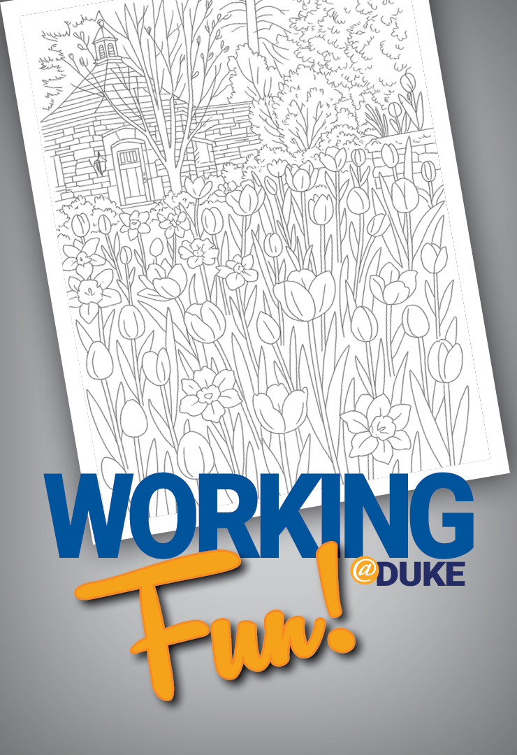 Working@Duke Fun Coloring Sheet