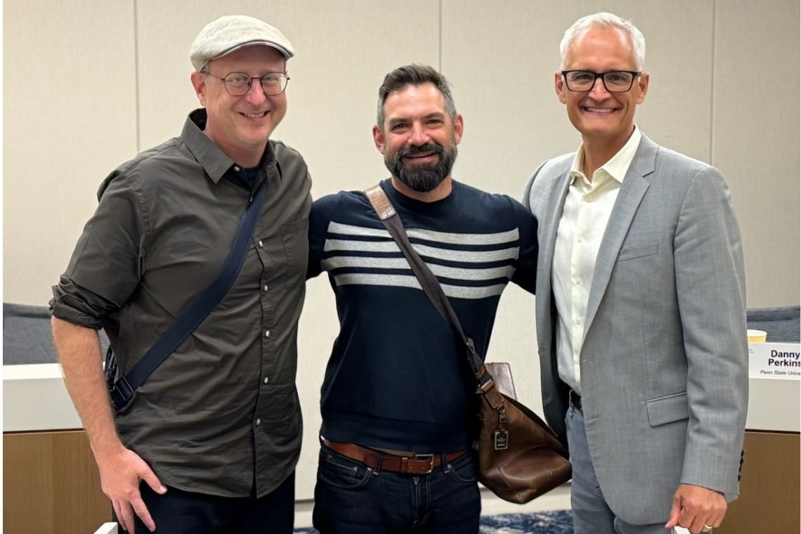 Photo of three co-directors of VTRL, David Sherman, Aaron Kay and Sean Kelley