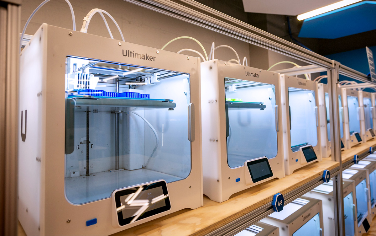 3D printers.