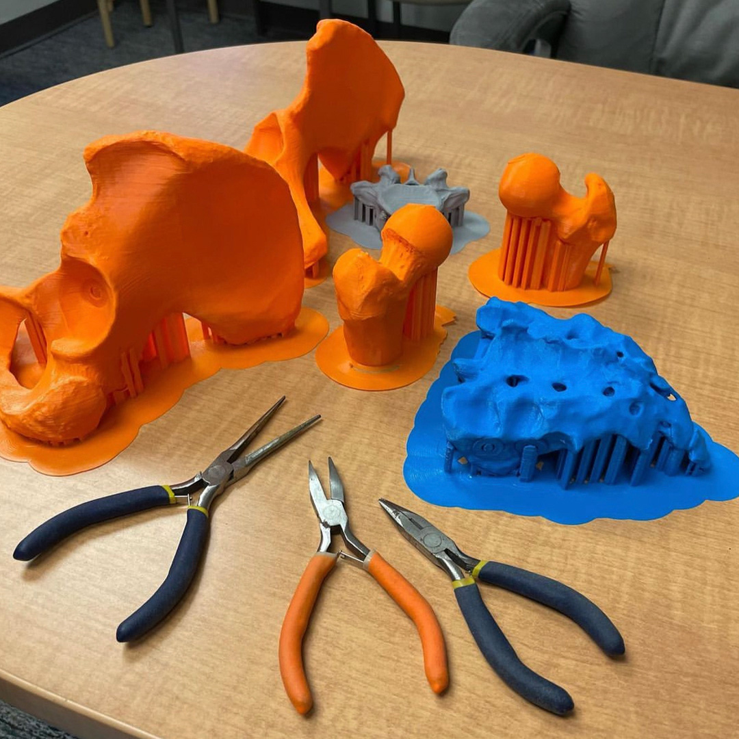 3D printed molds.