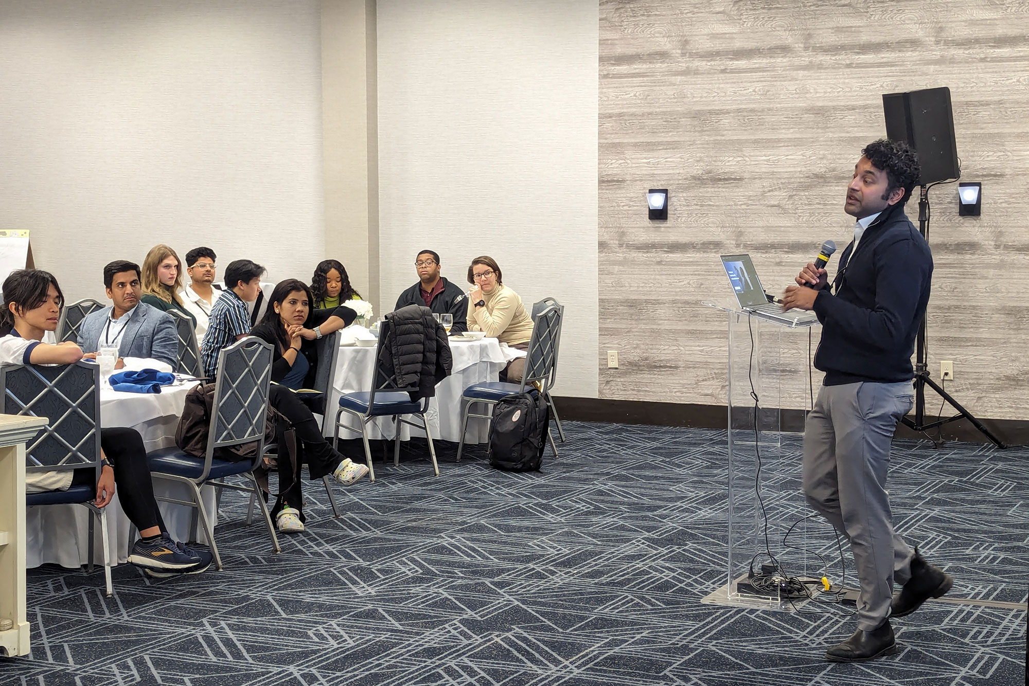 Vivek Rao, executive-in-residence at the Pratt School and an expert in engineering design, was one of the keynote speakers at the workshop.