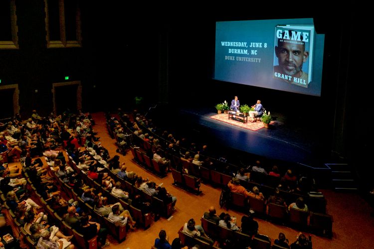 Around 1,000 people filled Page Auditorium to hear Hill and Scheyer.