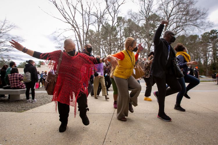 Dance Back Together procession