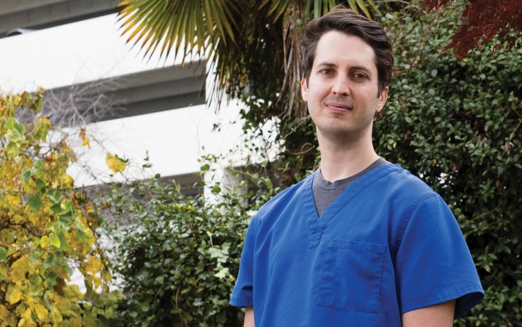 Reece Chapman, clinical nurse at Duke Raleigh Hospital. Photo by Cornell Watson.