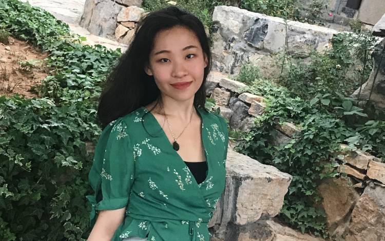 Adela Guo poses for a photo while on vacation in the Henan province in central China. Photo courtesy of Adela Guo.  