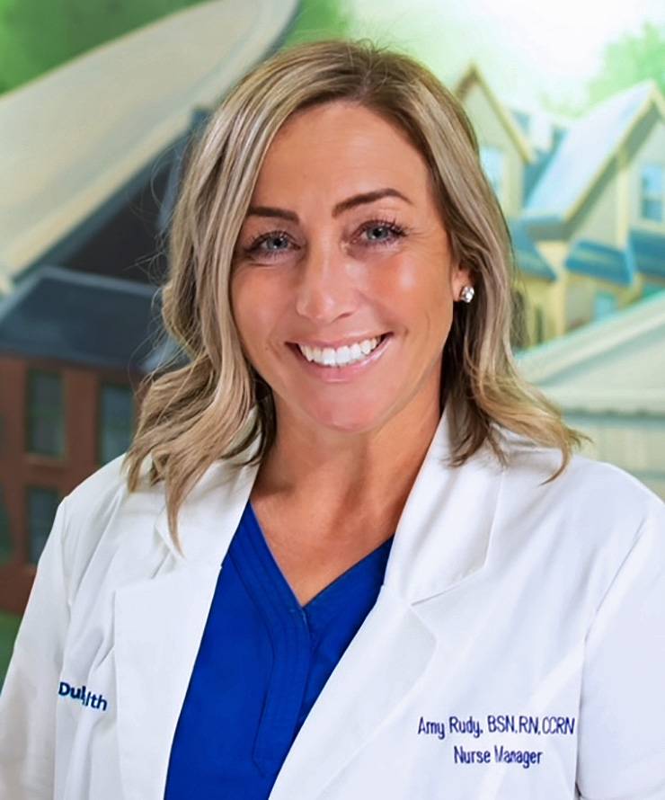 Amy Rudy, nurse manager for Duke Raleigh’s Radiology department. Photo courtesy of Amy Rudy.