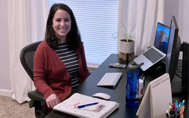 Aviv Sheetrit keeps her phone silenced and closes her email and web browser when participating in virtual meetings. Photo courtesy of Aviv Sheetrit. 