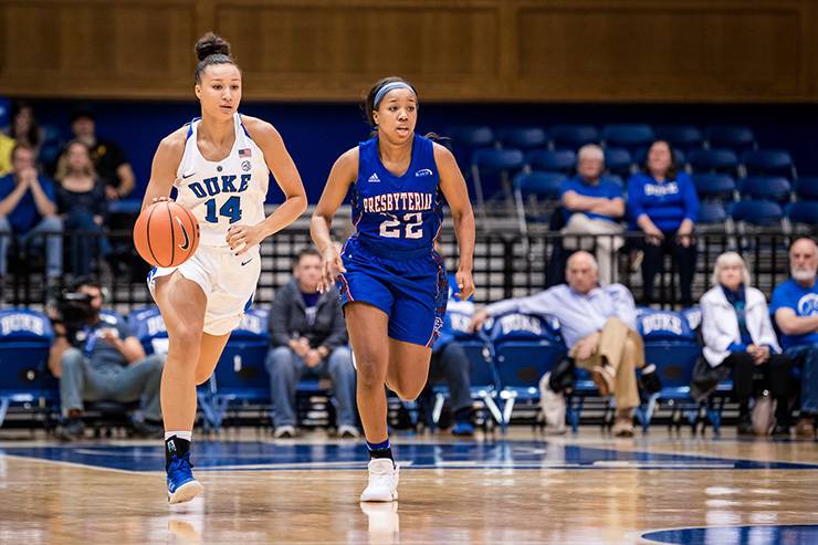 Duke women's basketball game.