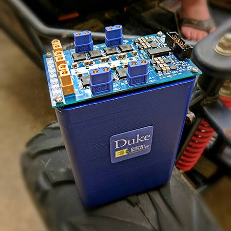 The Duke-developed battery and power converter at the heart of the new system.