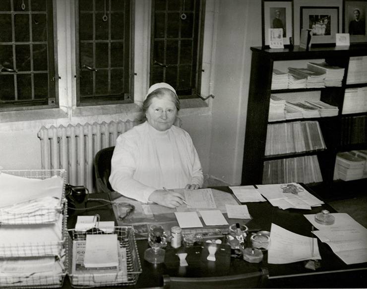 Bessie Baker led the Duke University School of Nursing from 1930 to 1938. Photo courtesy of Duke University Archives.