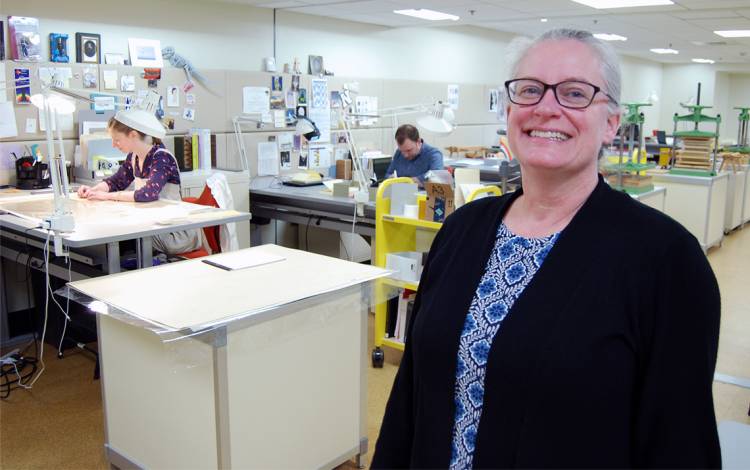 Beth Doyle in her lab.