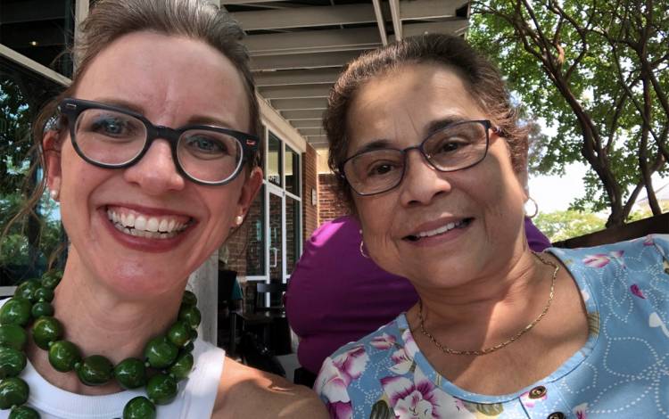 Brie Russell, left, donated a kidney to Linda Luna Kress, right, kicking off what has become a unique friendship. Photo courtesy of Linda Luna Dress.