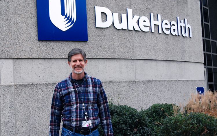 Bruce Matheny will focus on sharpening his tech skills to keep up with technology changes as part of his job. Photo by Jack Frederick.