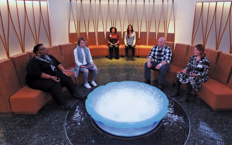 The Duke Cancer Center Quiet Room provides a place for patients, visitors and staff to grab a moment of peace. Photo courtesy of Duke Cancer Center.