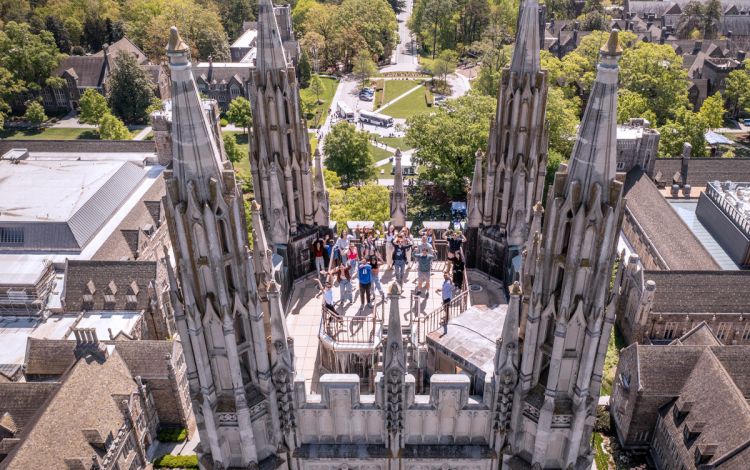 Image courtesy of University Communications. Duke Chapel in 2022.