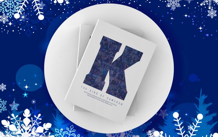 Celebrate the career of coach Mike Krzyzewski with this book from The Duke Chronicle. Image courtesy of Duke University Stores.