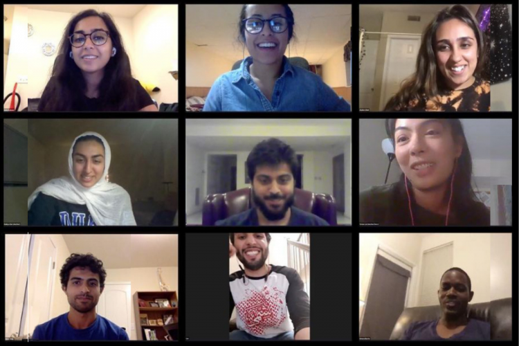 During the pandemic, Muslim students meet over Zoom.