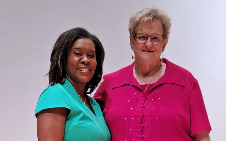 Keisha Williams and Joy Birmingham.