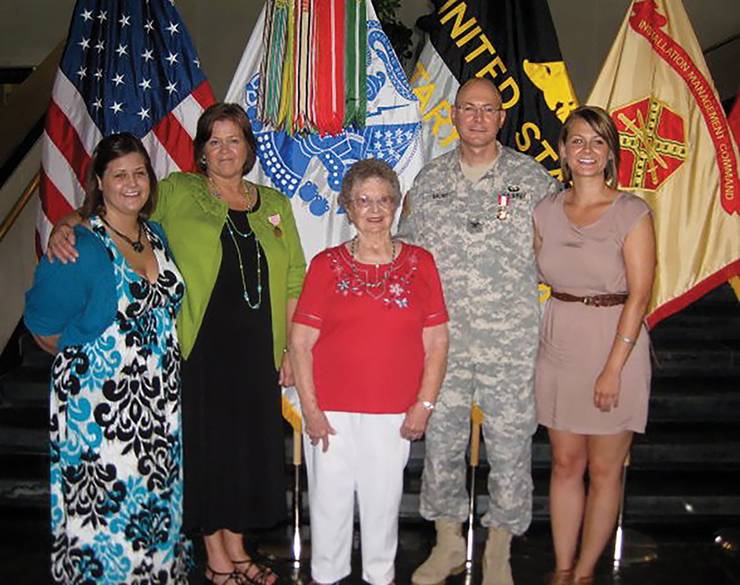 Dan Bruno, second from right, served in the U.S. Army for 30 years. Photo courtesy of Dan Bruno.