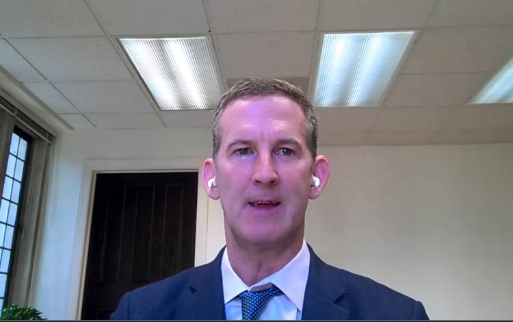 Duke Executive Vice President Daniel Ennis spoke during the Front Line Supervisor Program's kickoff event last week. 