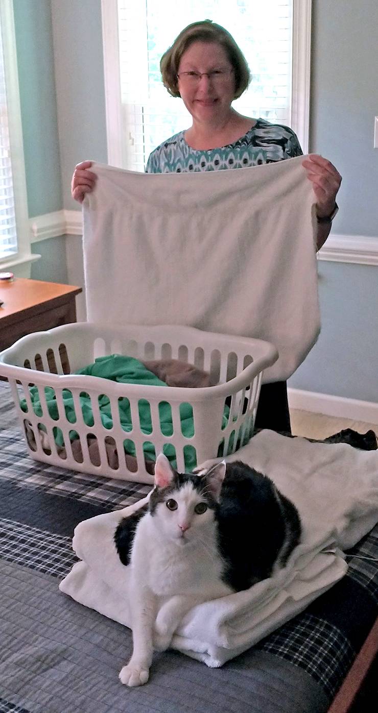By doing chores during short breaks in the work day, Deborah Pierce can spend more of her free time doing things she enjoys. Photo courtesy of Deborah Pierce.