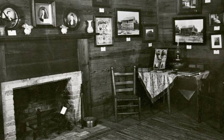 The interior of Duke Homestead offered visitors a glimpse into 19th century farm life. Photo courtesy of Duke University Archives. 