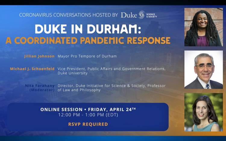 Flyer for Coronavirus Conversations.