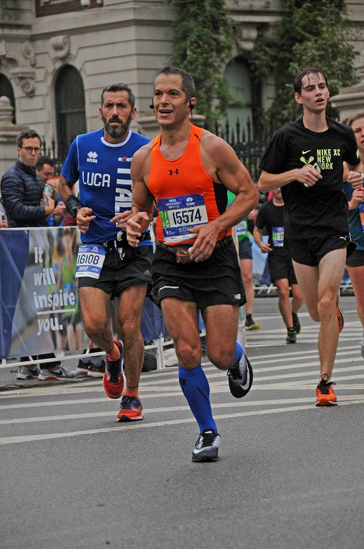 This will be the second time Michael Ferrandino competes in the New York City Marathon. He's previously finished marathons in New Orleans, Chicago, New York and Utah.