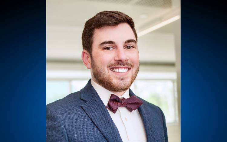 Grady Arnao, an associate director of admissions for the Duke Fuqua School of Business, took on more managerial responsibilities during the pandemic. Photo courtesy of Grady Arnao.
