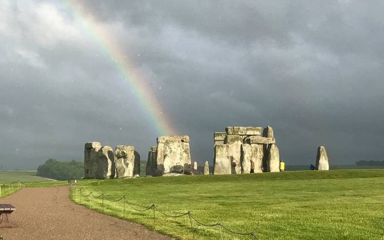 Photo of Stonehenge during Duke Time Off campaign.