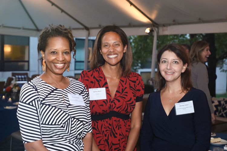 Nicole Dozier, NC Justice Center, Senator Sydney Batch, and former Secretary Mandy Cohen at the NCLF Healthcare Cohort meeting in Fall 2021.