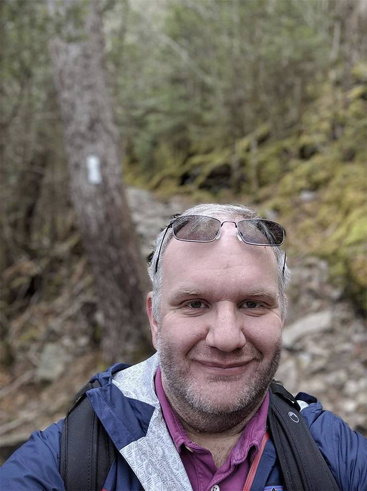 In addition to saving money, a lack of a commute has given John Owens more time to spend outdoors. Photo courtesy of John Owens.