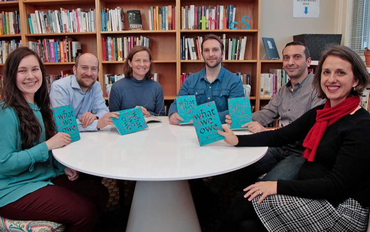 Amber Pearson, Christian Ferney, Gair McCullough, Jeremy Buotte, Bashar Alubaidi and Erin Miller. Photo courtesy of Scott Peters.