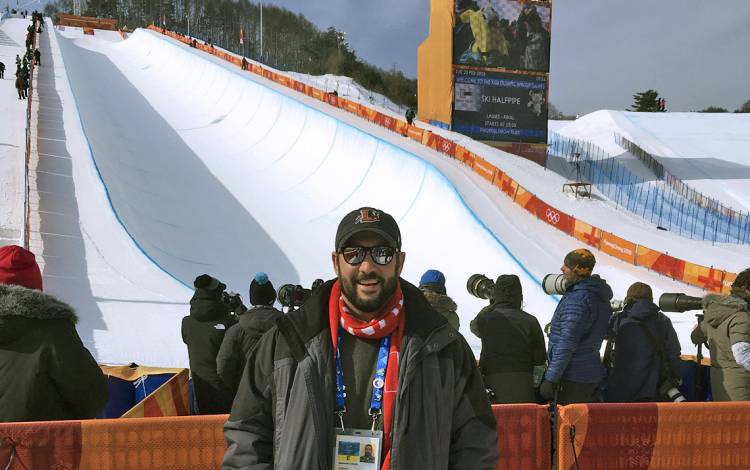 Ken Childs traveled to the Winter Olympics to cover sliding sports for the website he founded.