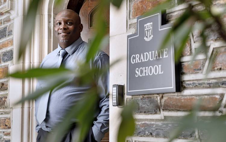 J. Alan Kendrick, the assistant dean for graduate student development at the Duke Graduate School, learned the importance of building a strong network. Photo by Alex Boerner.