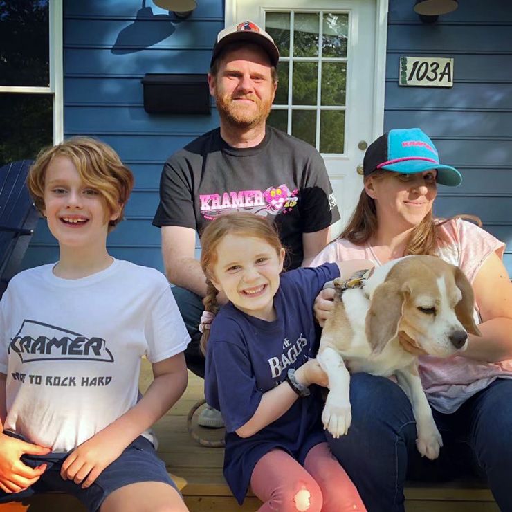 In May 2021, the Koen family celebrated the 10th birthday of their dog, Kramer. Photo courtesy of Bryan Koen.