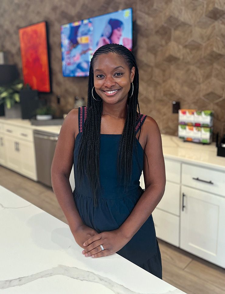 Krystal Ingram, president of PRATTically Speaking Toastmasters, has used Toastmasters to build confidence leadership skills. Photo courtesy of Krystal Ingram.