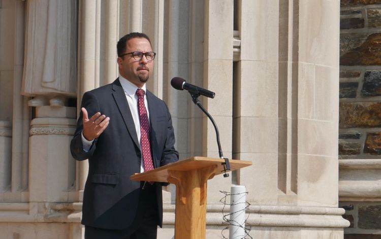 In 2022, as he sets out to focus on what is most important, Luke Powery has plans to finish a book. Photo courtesy of Duke Chapel.