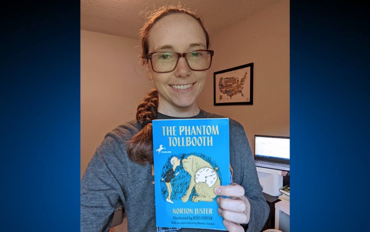 From childhood to now, The Phantom Tollbooth has been a favorite for Natalie Ziemba. Photo courtesy of Natalie Ziemba.