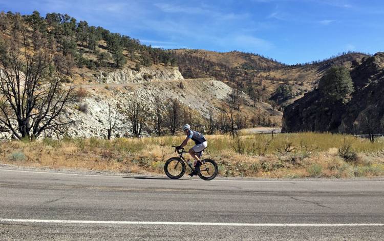 Scott Kollins is an avid distance biker. Photo courtesy of Scott Kollins.