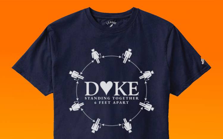Show off Duke unity with the Standing Together T-shirt.