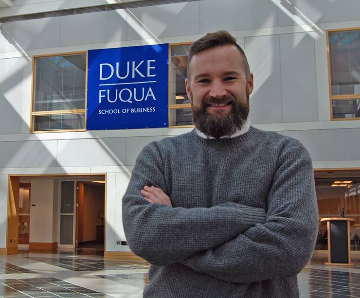 Steve Dalton is the program director for daytime career services at the Fuqua School of Business.