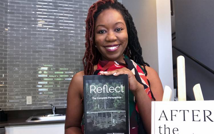 Tanula Starks is reading Reflect: The Complete Perspective this summer. Photo courtesy of Tanula Starks.
