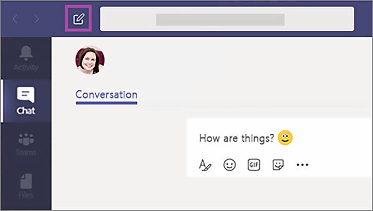 Microsoft Teams page