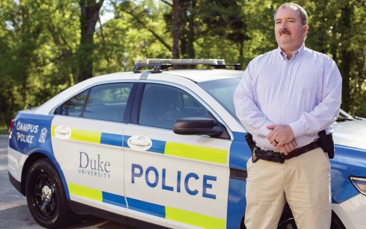 Jefferson Frisbie serves as an investigator for the Duke University Police Department.