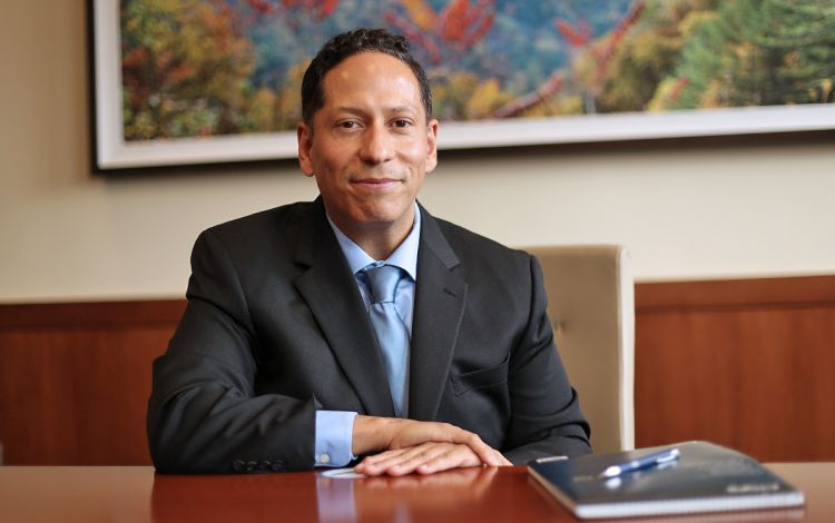 Vincent Ramos has his eye set on ambitious goals in 2022. Photo courtesy of the Duke School of Nursing. 